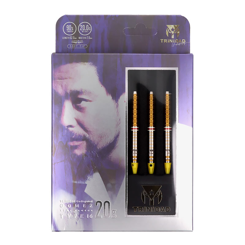 Gomezゴメス6山田勇樹TRINIDADトリニダード20.5g定価11000円 TRiNiDAD】Gomezゴメス Type8 Steel トリニダード ハードダーツ 山田