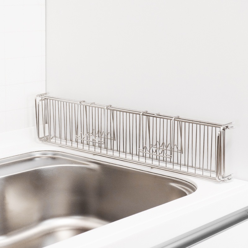 &kit アンドキット シンクに渡せる伸縮水切りかご