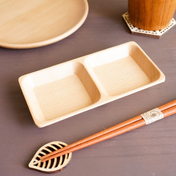 2連角皿 前菜や薬味入れにぴったりな深めの長角プレート | すべての