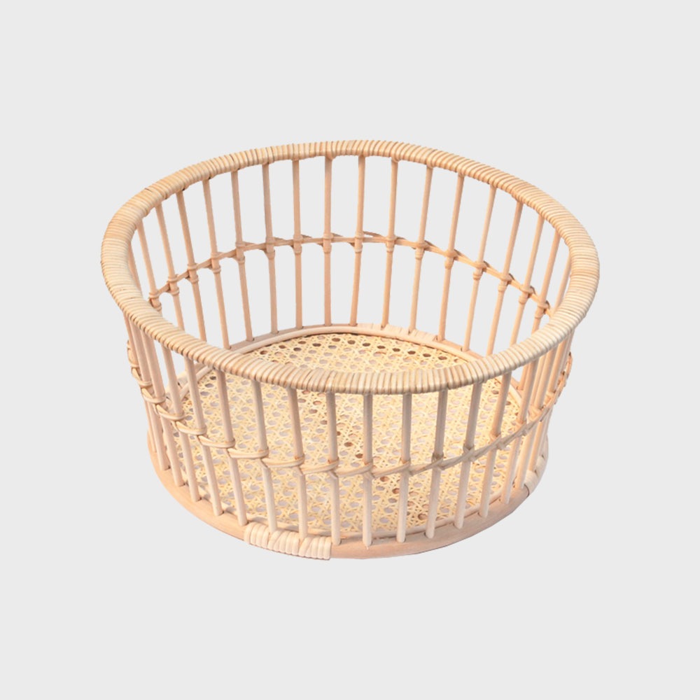 ツルヤ商店 / 脱衣かご 脱衣カゴ 藤 ラタン バスケット / Hairu ハイル