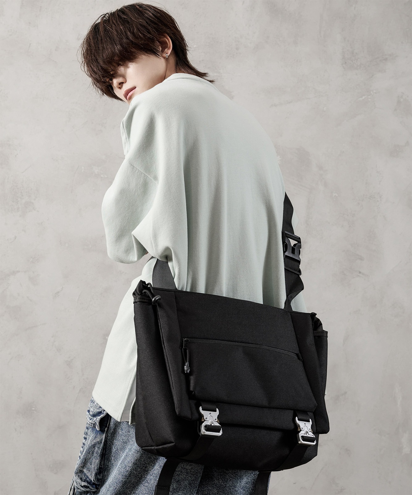 DEVICE × 犬飼京コラボ 】 cobra buckle messenger bag / コブラ