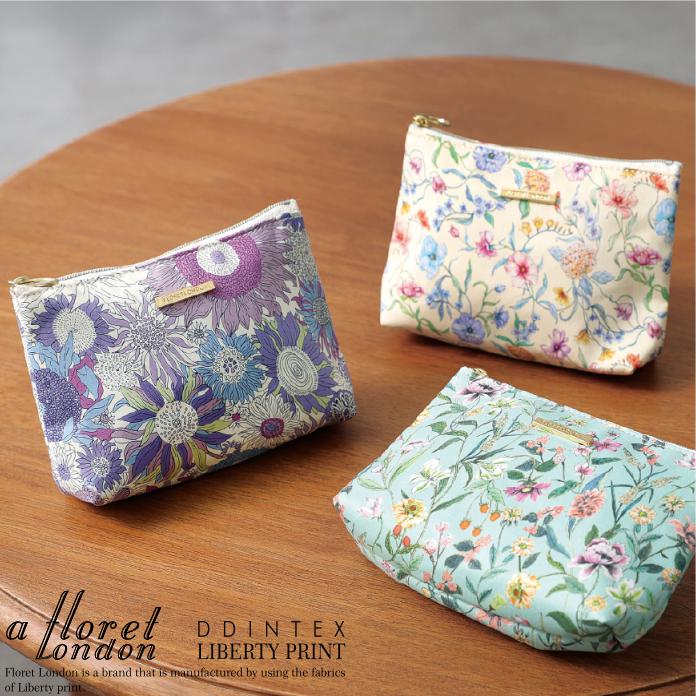 BASICポーチ リバティプリント /DDintex