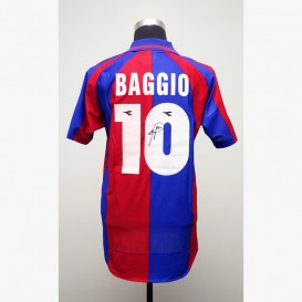 バッジョ直筆サイン入りACミラン96/97ホームユニフォーム | THE DUGOUT