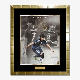 世界限定14枚] 伊東純也 直筆サイン入りグラフィックアート 