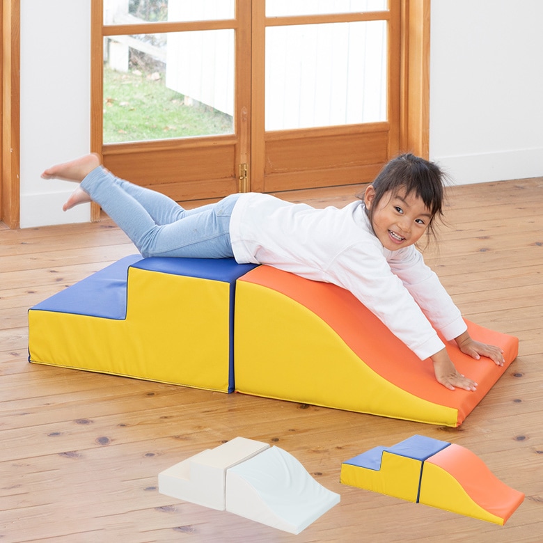 ふやせるアスレチックソフトブロック 階段・スロープセット | おもちゃ