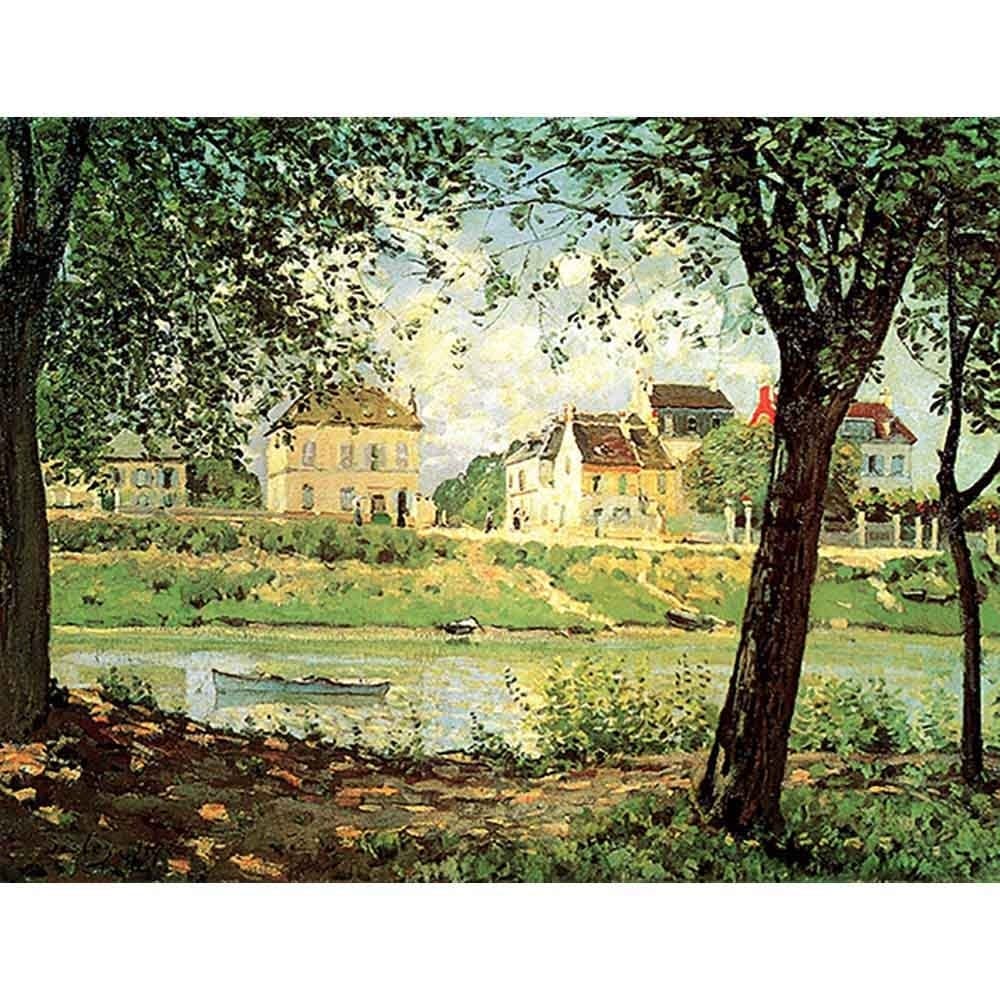 セーヌのほとり 【6号】 アルフレッド・シスレー 【 額縁が選べる 額