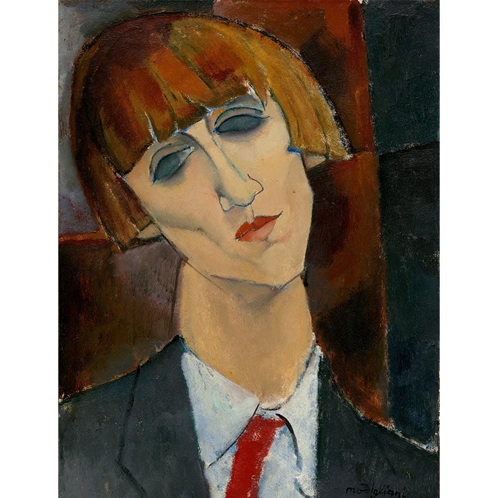 キスリング夫人の肖像 【6号】 アメデオ・モディリアーニ 【 額縁が