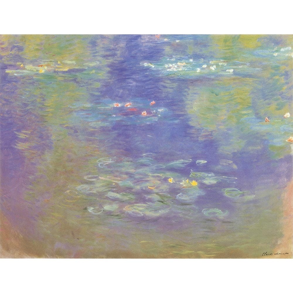 特注額縁】高級印刷画 クロード・モネ 睡蓮 複製画 絵画 名画 大判