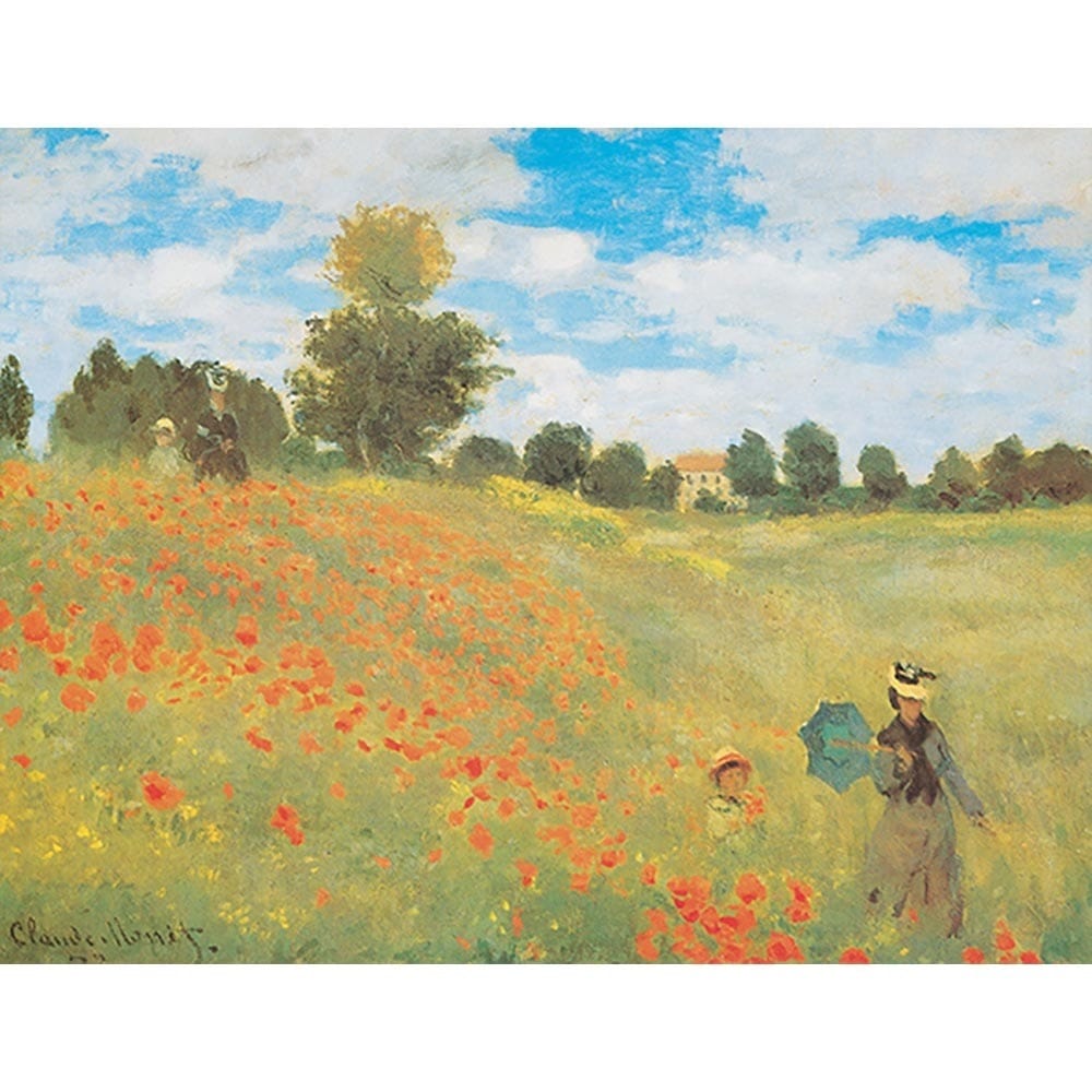 ひなげし 【6号】 クロード・モネ 【 額縁が選べる 額入り 複製画 絵画