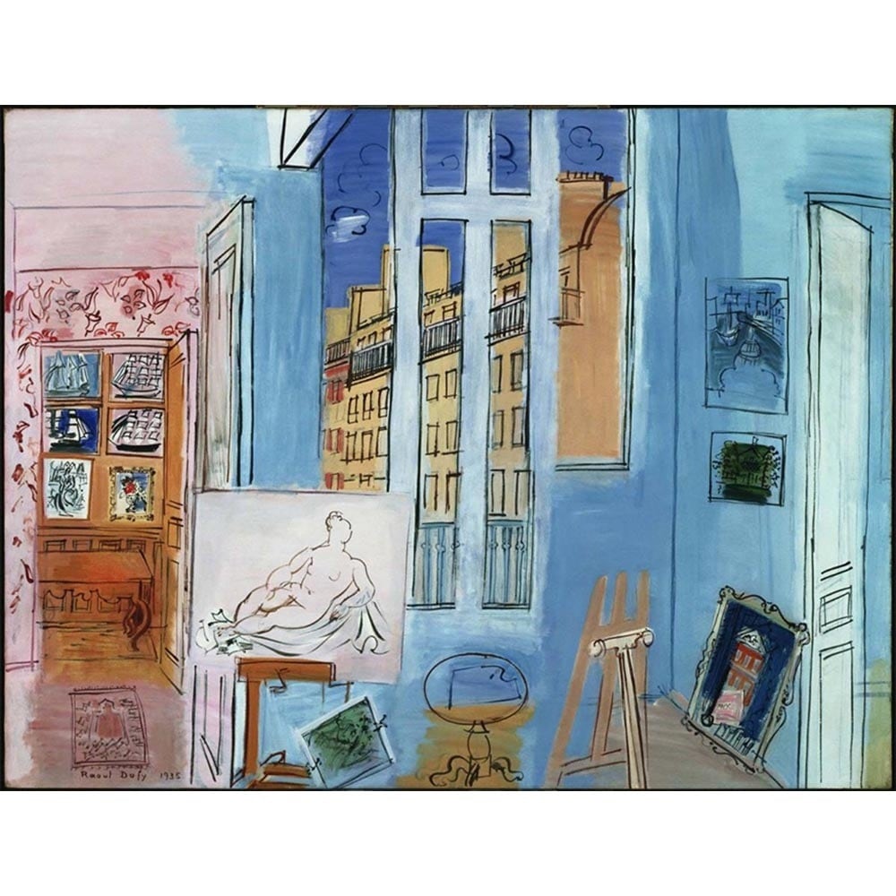 画家のアトリエ 【6号】 ラウル・デュフィ 【 額縁が選べる 額入り