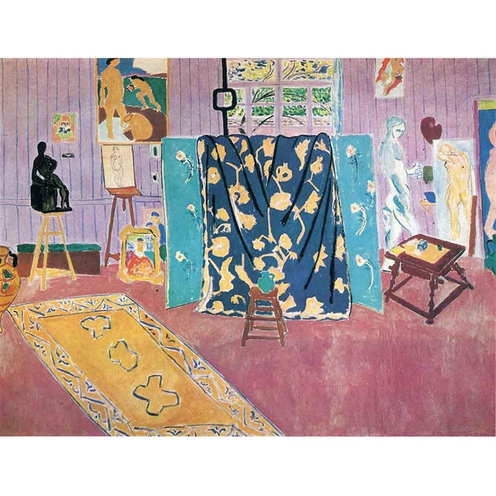 ピンクのスタジオ 【15号】 アンリ・マティス 【 額縁が選べる 額入り