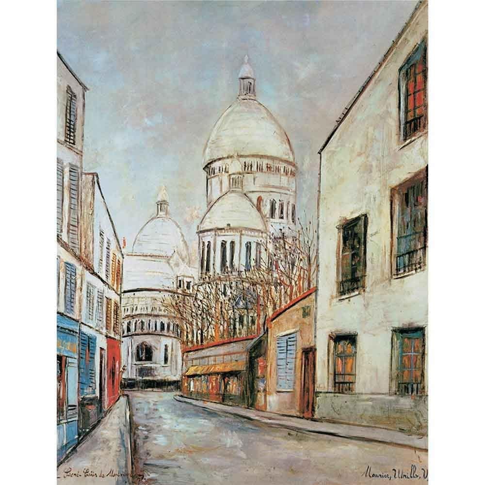 モンマルトルのサクレ・クール 【15号】 モーリス・ユトリロ 【 額縁が