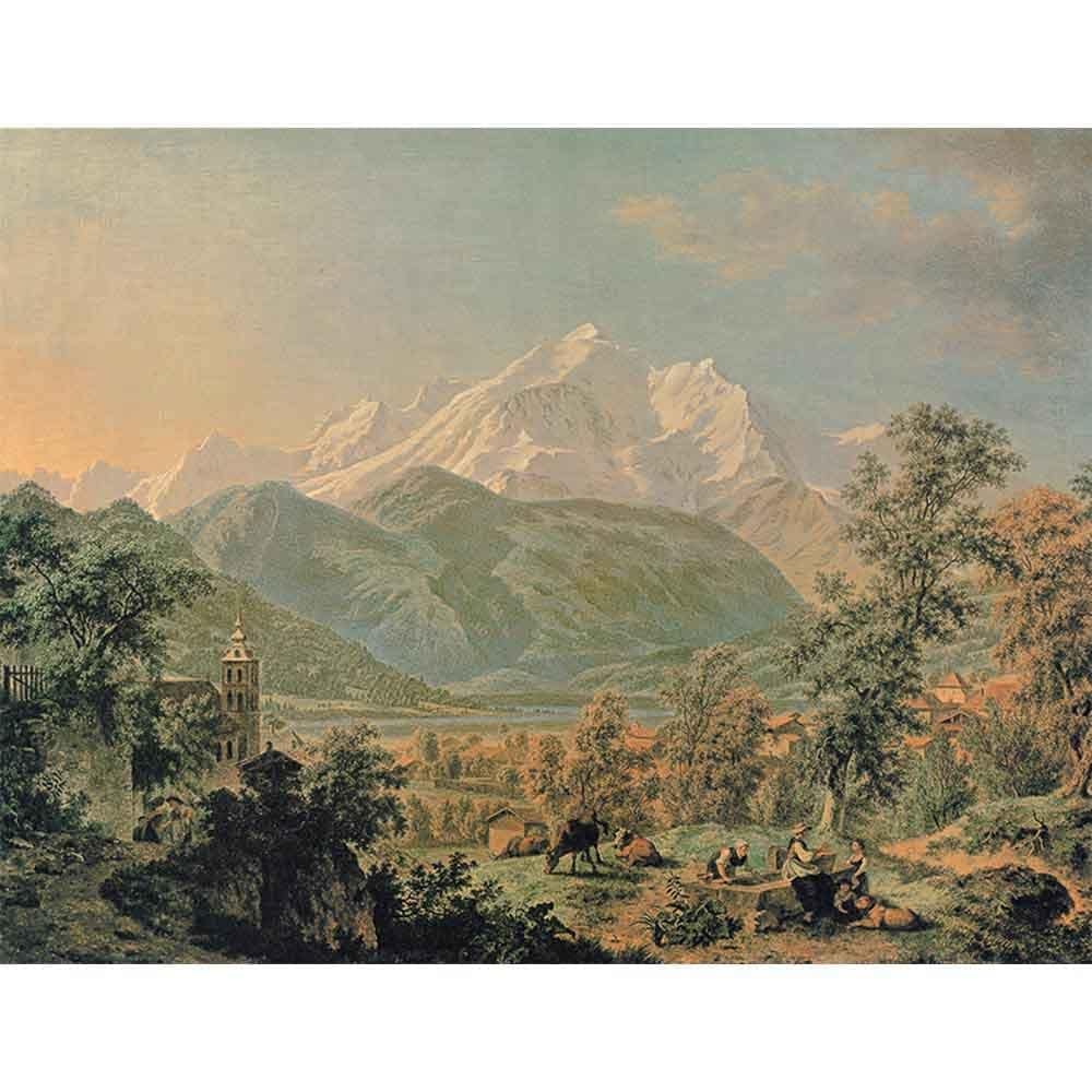 モンブラン 【20号】 ピエール・ルイス 【 額縁が選べる 額入り 複製画