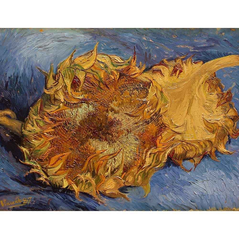 2本の切ったひまわり 【15号】 フィンセント・ファン・ゴッホ 【 額縁