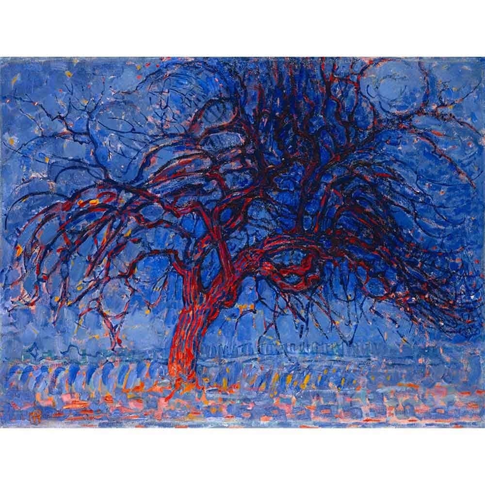 赤い木 【20号】 ピート・モンドリアン 【 額縁が選べる 額入り 複製画