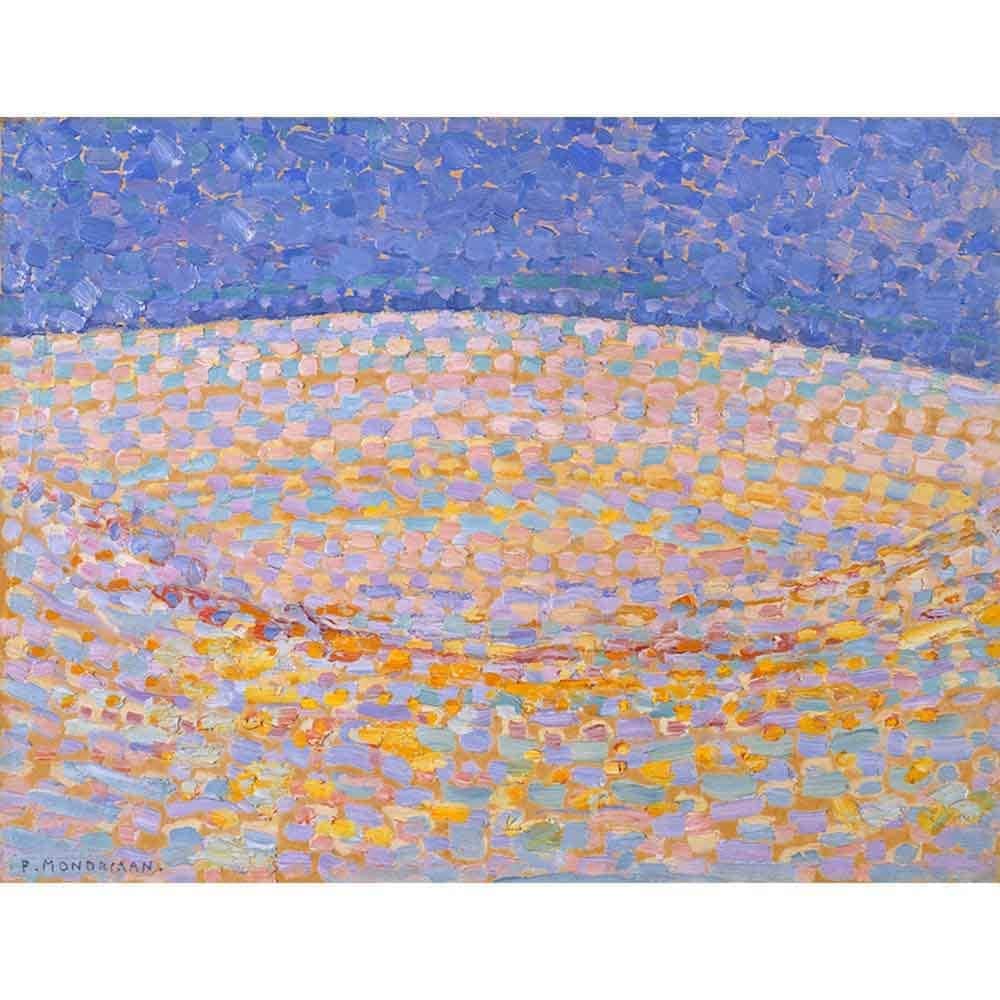 砂丘 【20号】 ピート・モンドリアン 【 額縁が選べる 額入り 複製画