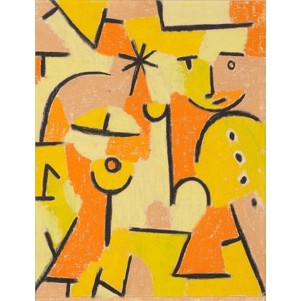 パウル・クレー、【閏日の静物】、希少な額装用画集より、状態良好