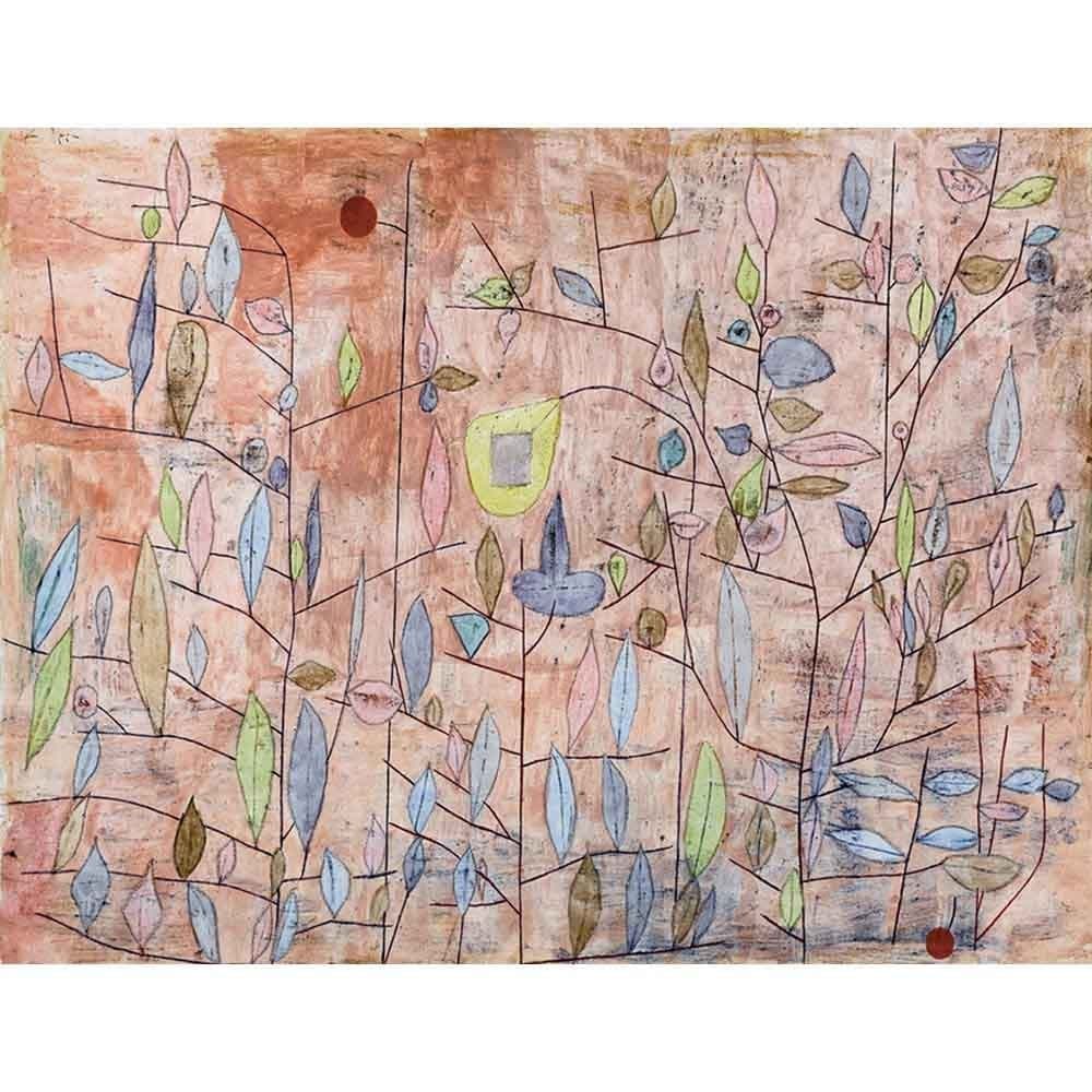 珍しい葉 【20号】 パウル・クレー 【 額縁が選べる 額入り 複製画