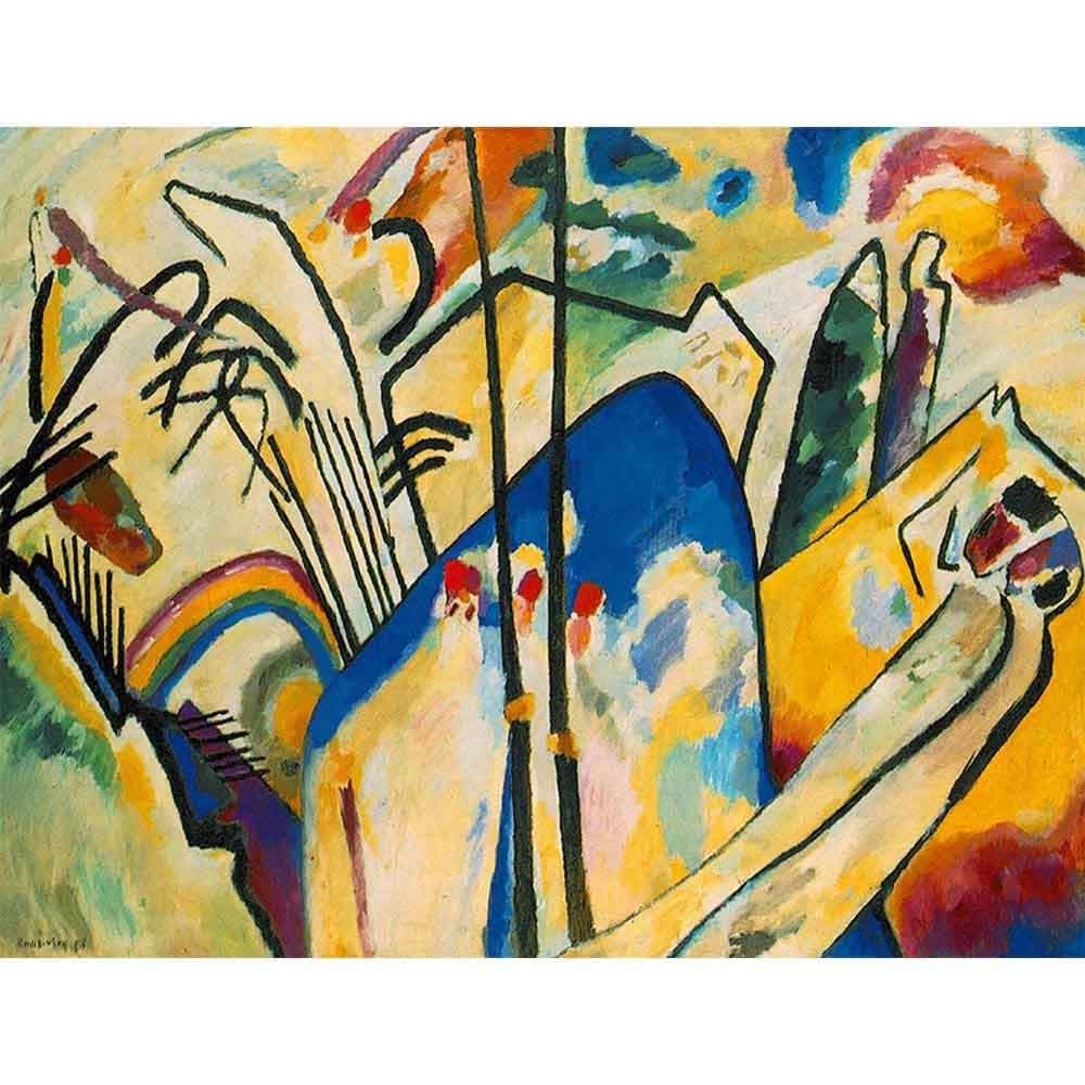 構成 【20号】 ワシリー・カンディンスキー 【 額縁が選べる 額入り