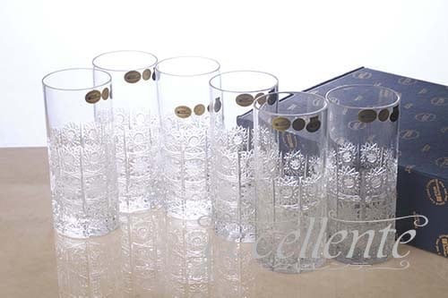 チェコ製 タンブラー ボヘミアクリスタル Bohemian Crystal Tumbler