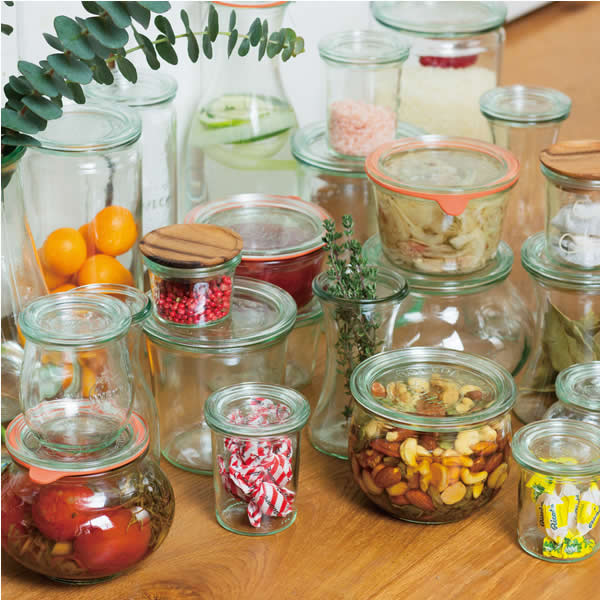 WECK ゴムパッキン ＆ ステンレスクリップ セット ウェック Sサイズ