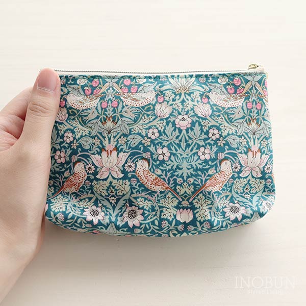 リバティ BASICポーチ フローレットロンドン ストロベリー・シーフ GR