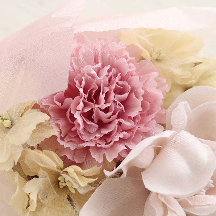 ブーケ ＆ アロマオイル・ストーンset ミニハンドタオル付 ローズ