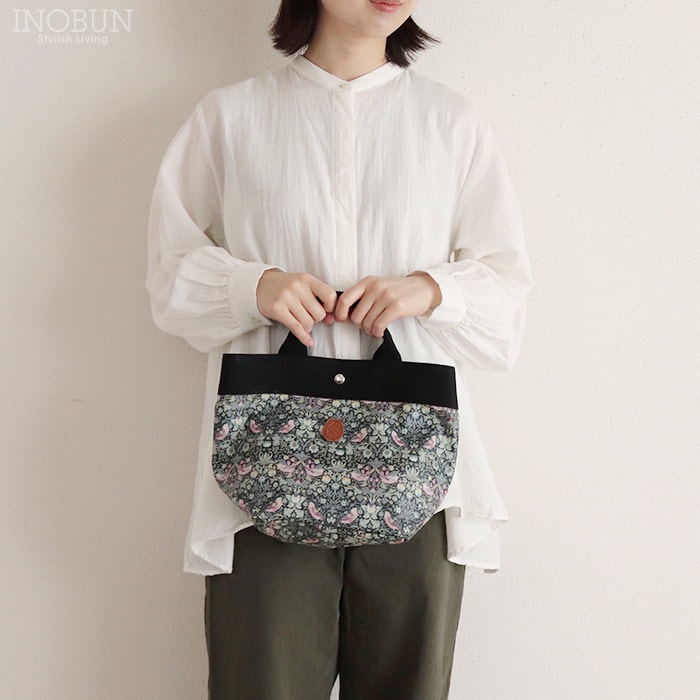 Coupole リバティ 舟形トートバッグ Sサイズ Strawberry Thief/LE