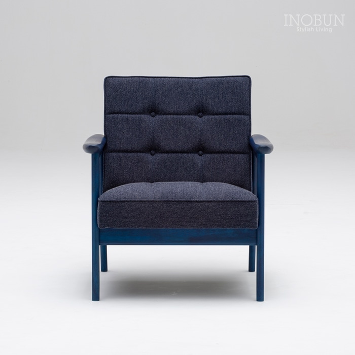 カリモク60 Kチェア 1シーター ブルーブルー インディゴブルー
