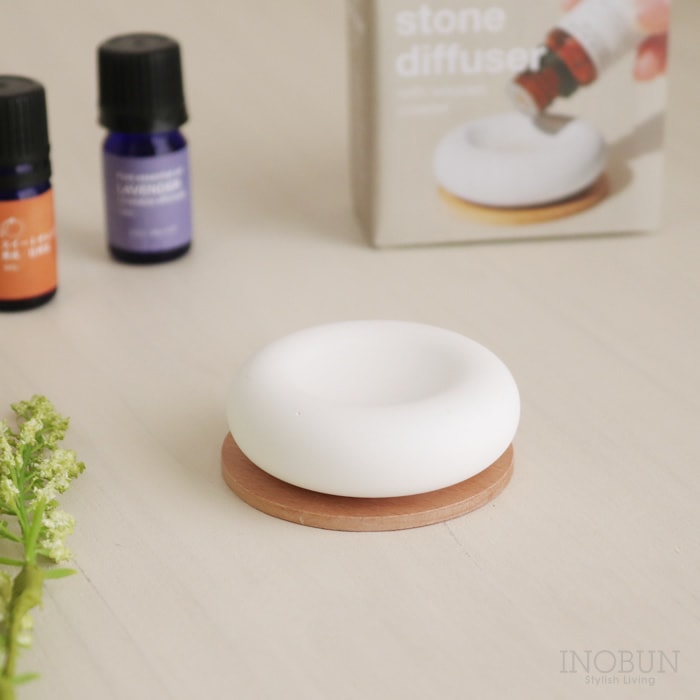 アロマストーンディフューザー ホワイト 芳香器 アロマランプ ルーム