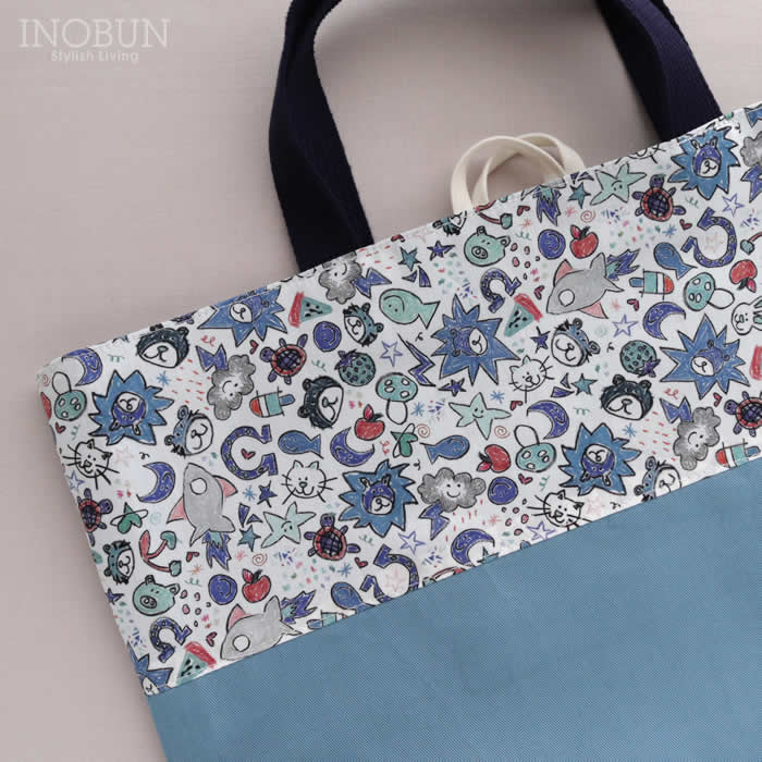 リバティ LIBERTY 入園入学 レッスンバッグ Odette ブルー 日本製 男の子