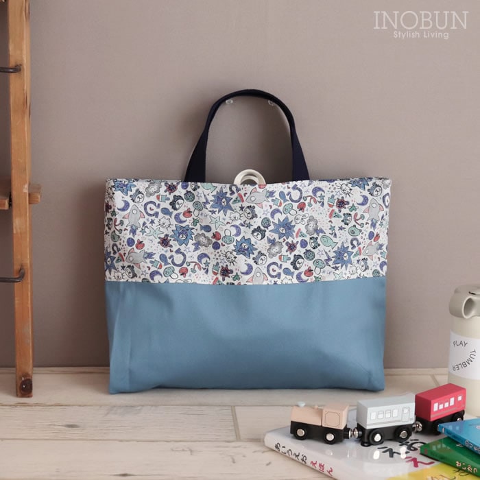 リバティ LIBERTY 入園入学 レッスンバッグ Odette ブルー 日本製 男の子