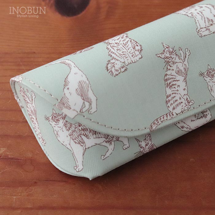 リバティ メガネケース 02 ミャオウ ミント フローレットロンドン