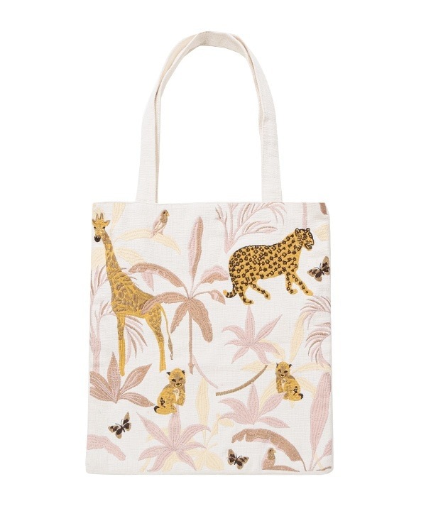 ジャングル刺繍トートバッグ｜KANKAN ONLINE SHOP【公式】