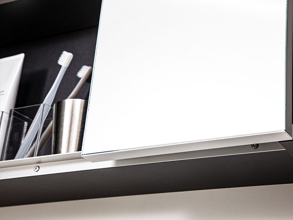 ミラー収納 MRC9003 三面鏡 W900×H450×D144 全2色