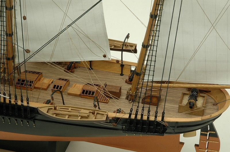 WDJ-4104 木製帆船模型 1/75 咸臨丸（帆付） | 男の隠れ家掲載商品