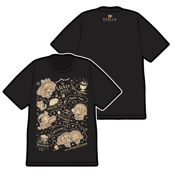 喫茶ステラと死神の蝶 喫茶ステラ ちびキャラTシャツ | 喫茶ステラと
