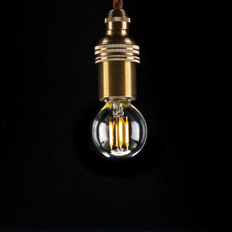 エジソンバルブLED E17ミニGLOBEクリア(調光器対応) | エジソンバルブ