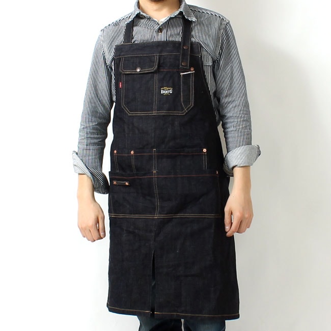 EIGHT-G(エイトジー) デニムワークエプロン / 8AP-02 / DIY