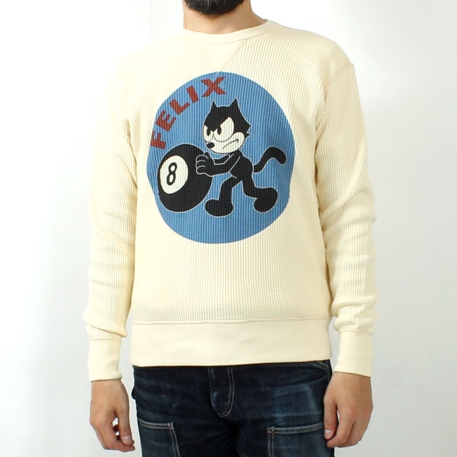 TOYS McCOY(トイズマッコイ) ビッグワッフルクルーネックロンT FELIX 8