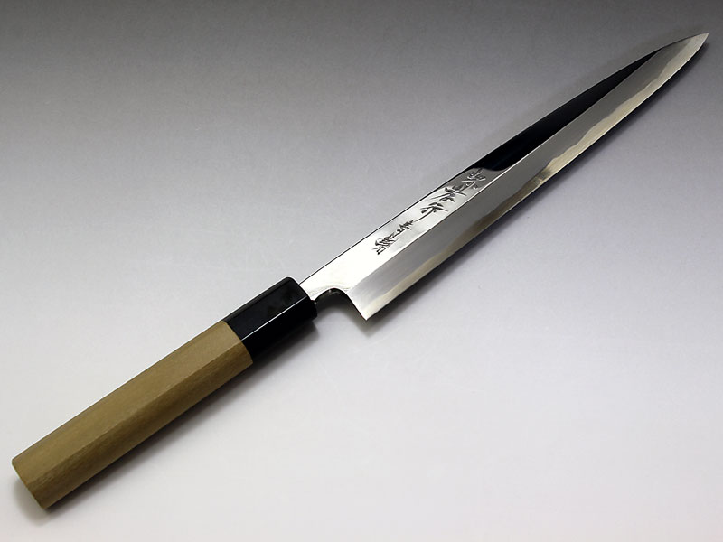 堺孝行 青二鋼鏡面研 柳刃240