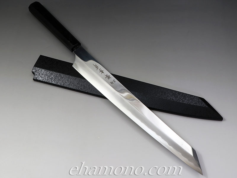 堺孝行 飛燕 剣先柳刃 青二鋼鏡面300