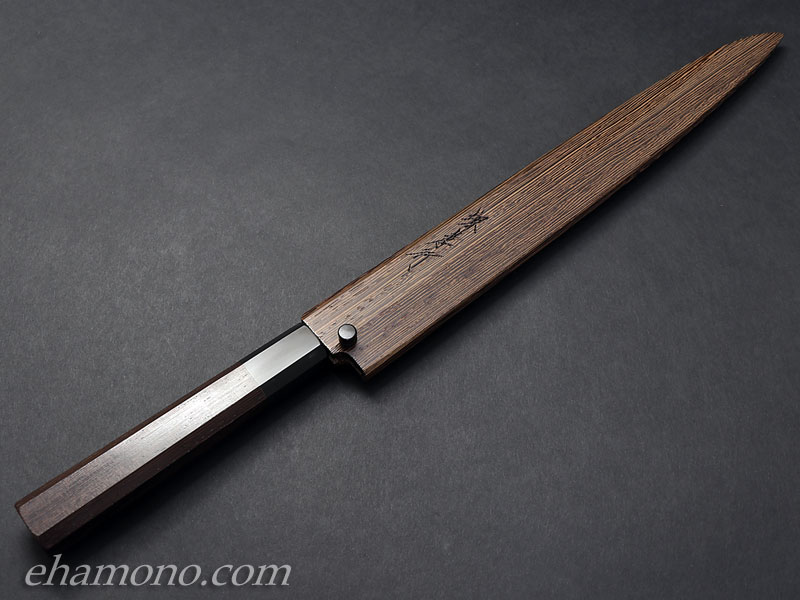 堺孝行 V金10号（VG10）本焼 柳刃包丁300 龍入