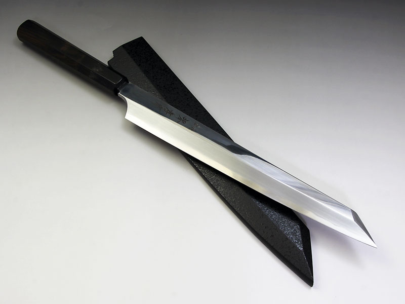 堺孝行 飛燕 剣先柳刃 青二鋼鏡面270