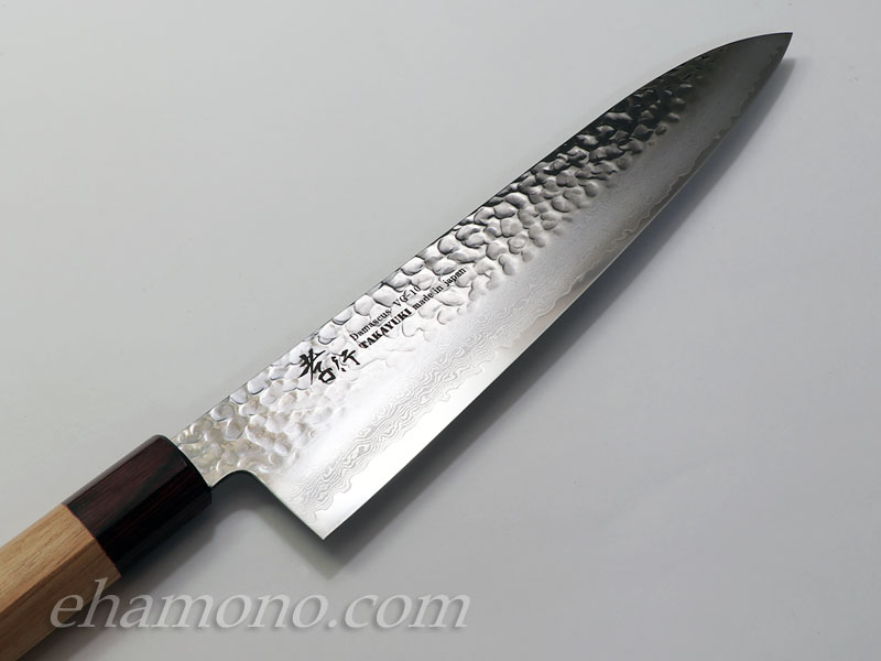 堺孝行 V金10号ダマスカス33層鎚目 和牛刀240