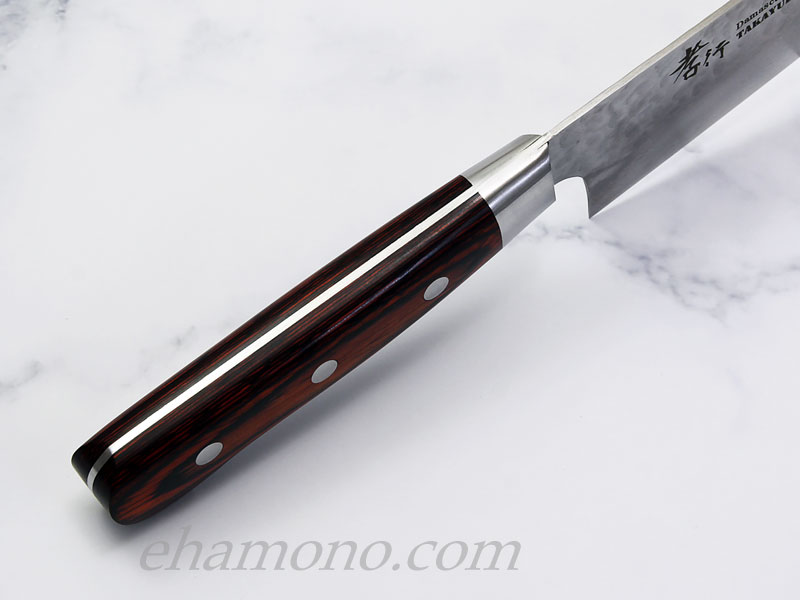 堺孝行 V金10号ダマスカス33層鎚目 牛刀210