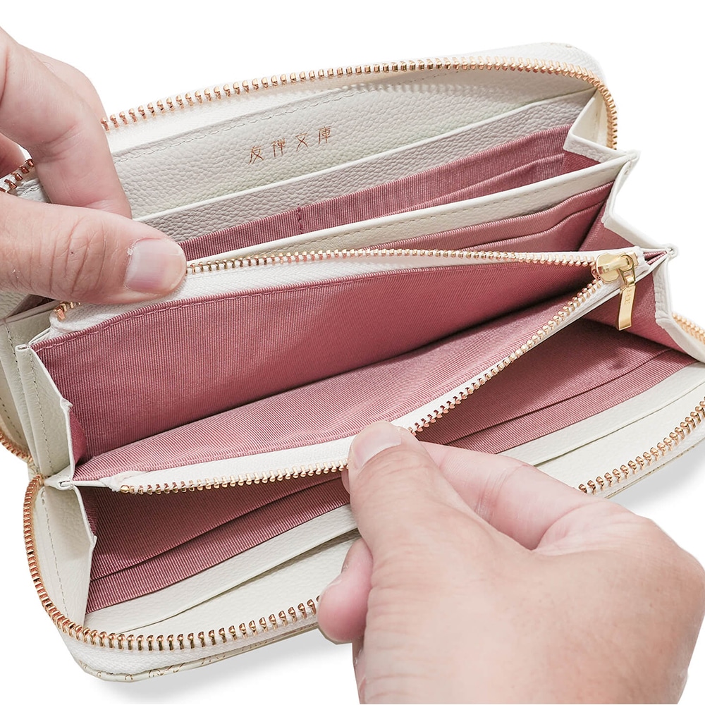 友禅文庫 Lumiere リュミエール ラウンドファスナー長財布｜e-mono