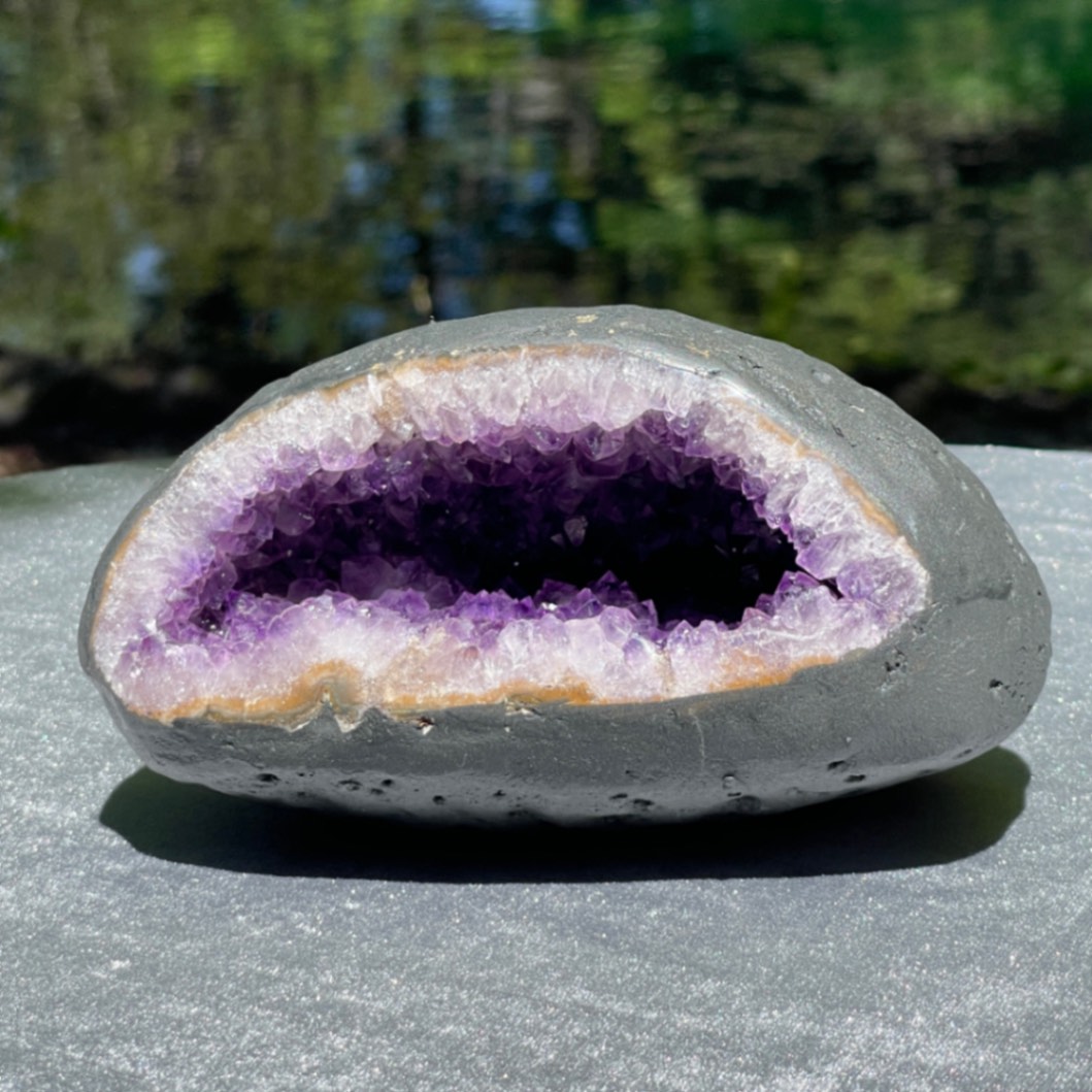 73ミリ アメジストドーム 笑口 幸せを引き寄せる 笑口 アメジスト笑口