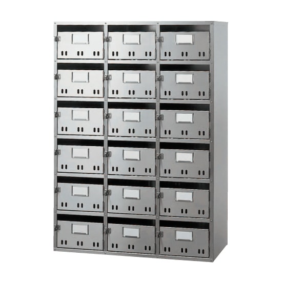 神栄ホームクリエイト 集合用郵便ポスト 郵便受箱 SH型 6段3列 18戸用