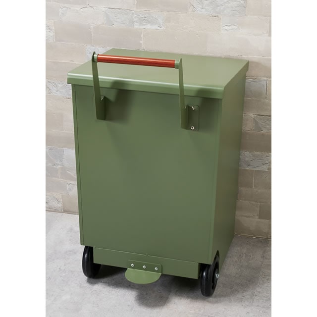 セトクラフト トラッシュカート S23-0601-KH カーキ | ゴミ収集庫